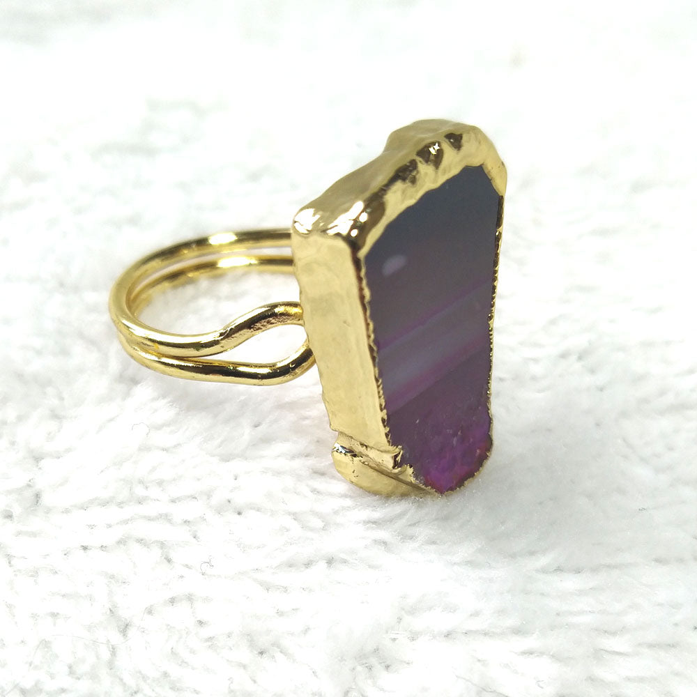 Elegant Agate Stone Ring 2