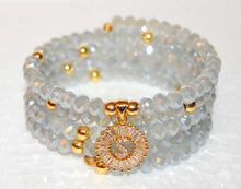 Load image into Gallery viewer, Mystic Gray Crystal Bracelet
