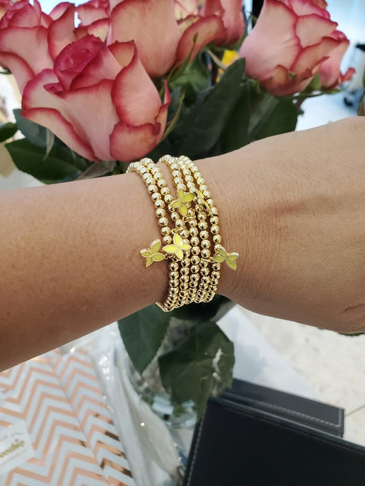 Color Butterflies Goldfilled Bracelets