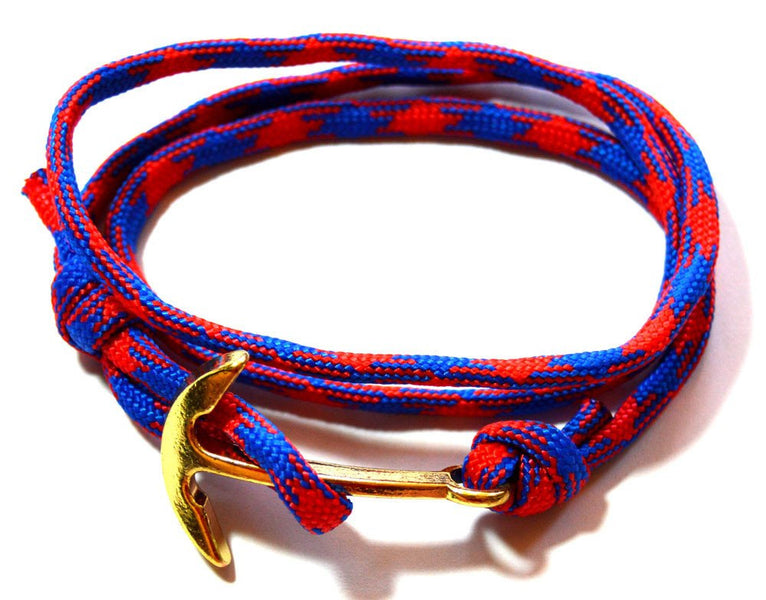 Cool Wrap Anchor Bracelet for Men
