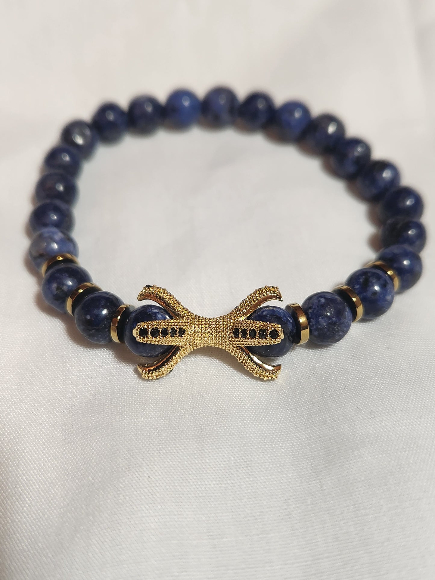 The "Dragon's Grasp" Lapis Lazuli Men's Statement Bracelet