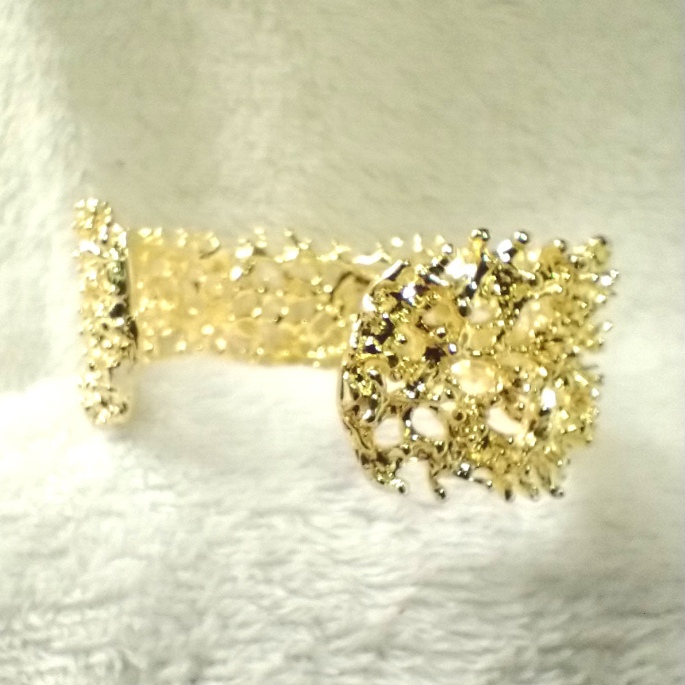 24K Gold-Plated Filigree Bracelet closure 4
