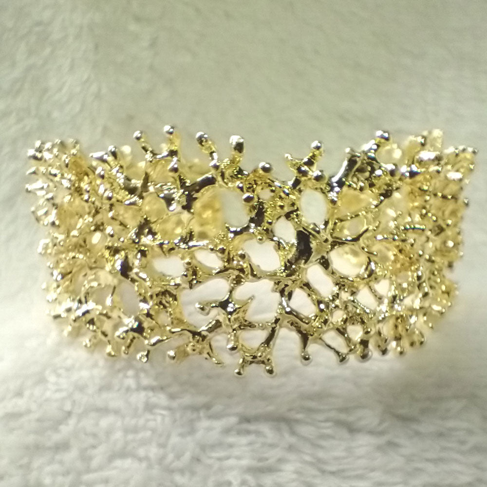24K Gold-Plated Filigree Bracelet detail 3