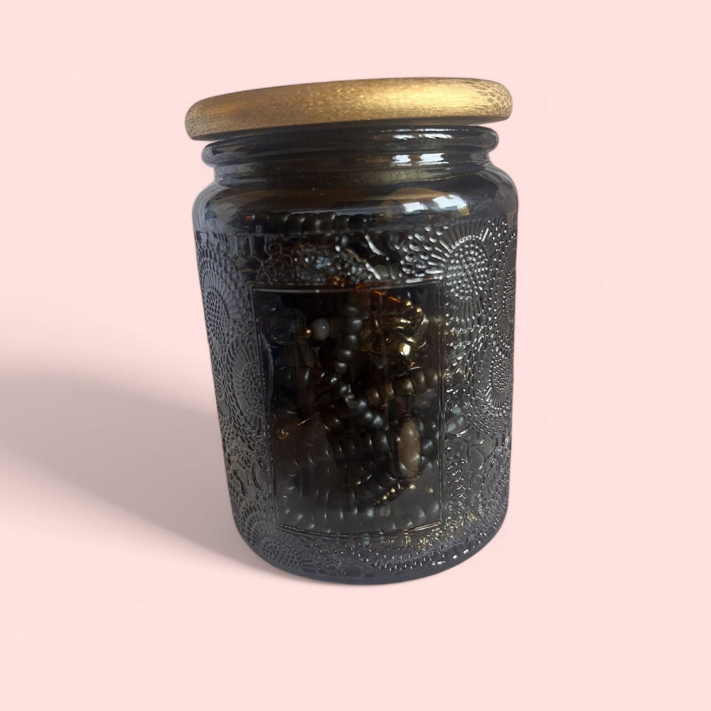 Jewelry Mystery Jar Black