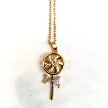 Load image into Gallery viewer, Stainless Steel Spinning Meditation Necklace

