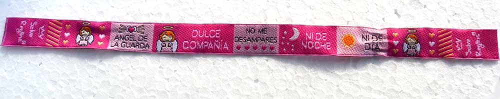 Caricature Angel de mi Guarda Prayer Bracelet