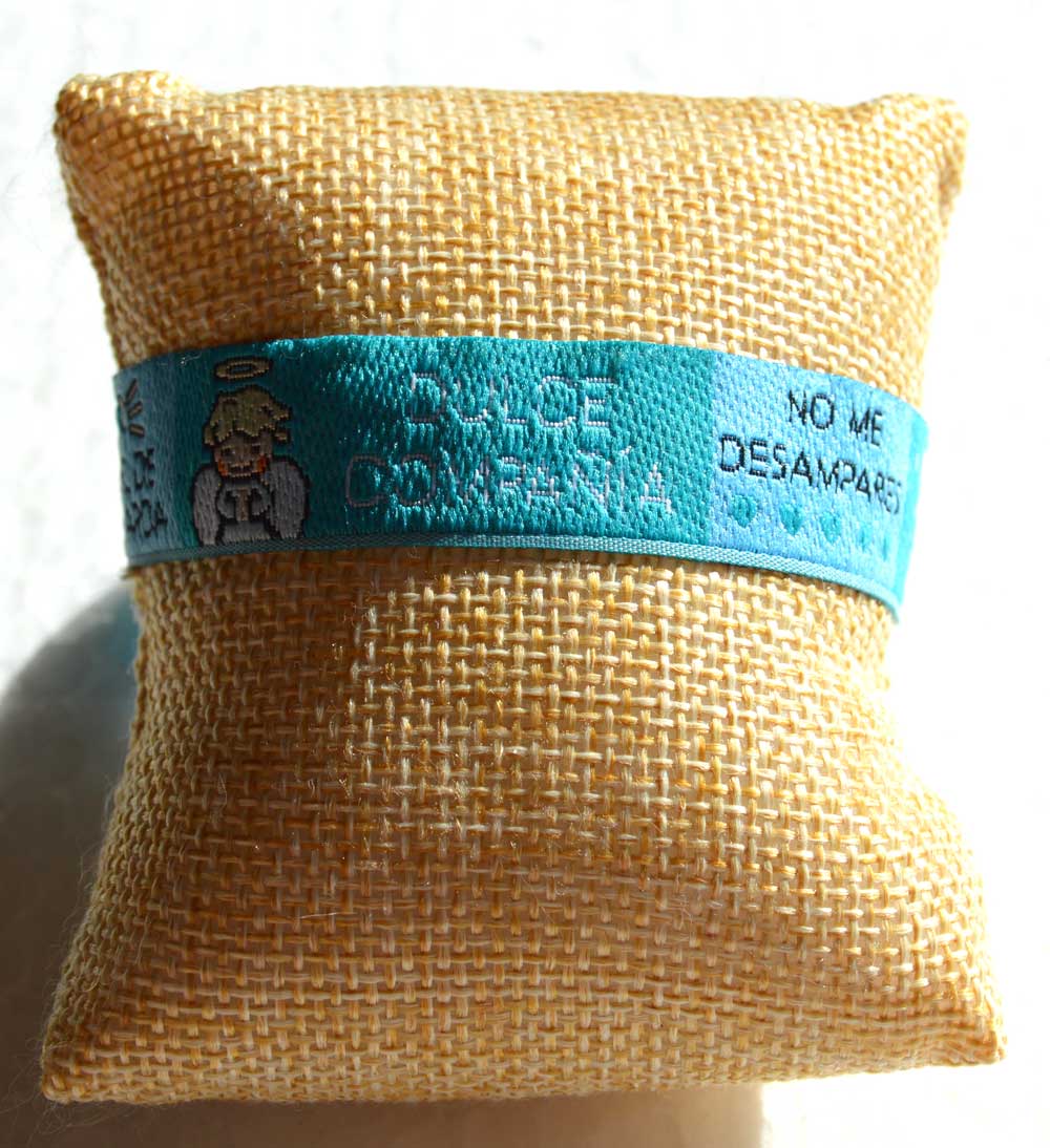 Caricature Angel de mi Guarda Prayer Bracelet