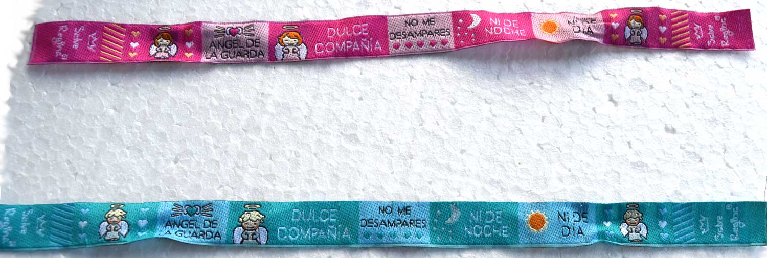 Caricature Angel de mi Guarda Prayer Bracelet