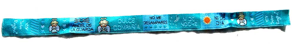 Caricature Angel de mi Guarda Prayer Bracelet