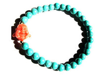 Load image into Gallery viewer, Turquoise Buddha Bracelet
