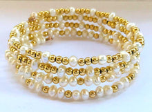 Load image into Gallery viewer, Mini Freshwater Pearl Boho Chic Bracelet
