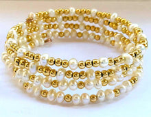 Load image into Gallery viewer, Mini Freshwater Pearl Boho Chic Bracelet
