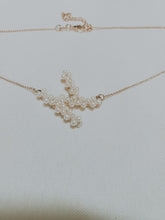 Load image into Gallery viewer, Water Pearls and Gold-filled Initial Letter Necklace
